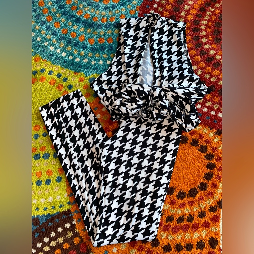 Houndstooth 2 Piece Set
